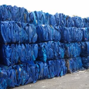 HDPE Blue Drum Scrap